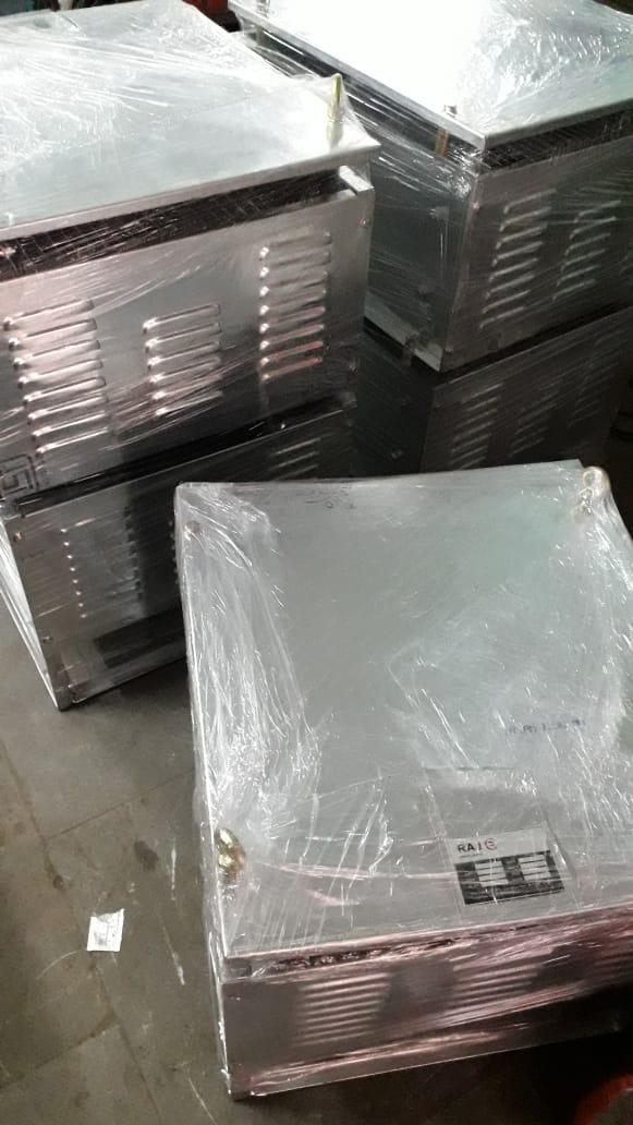 Finished custom industrial resistor enclosures
