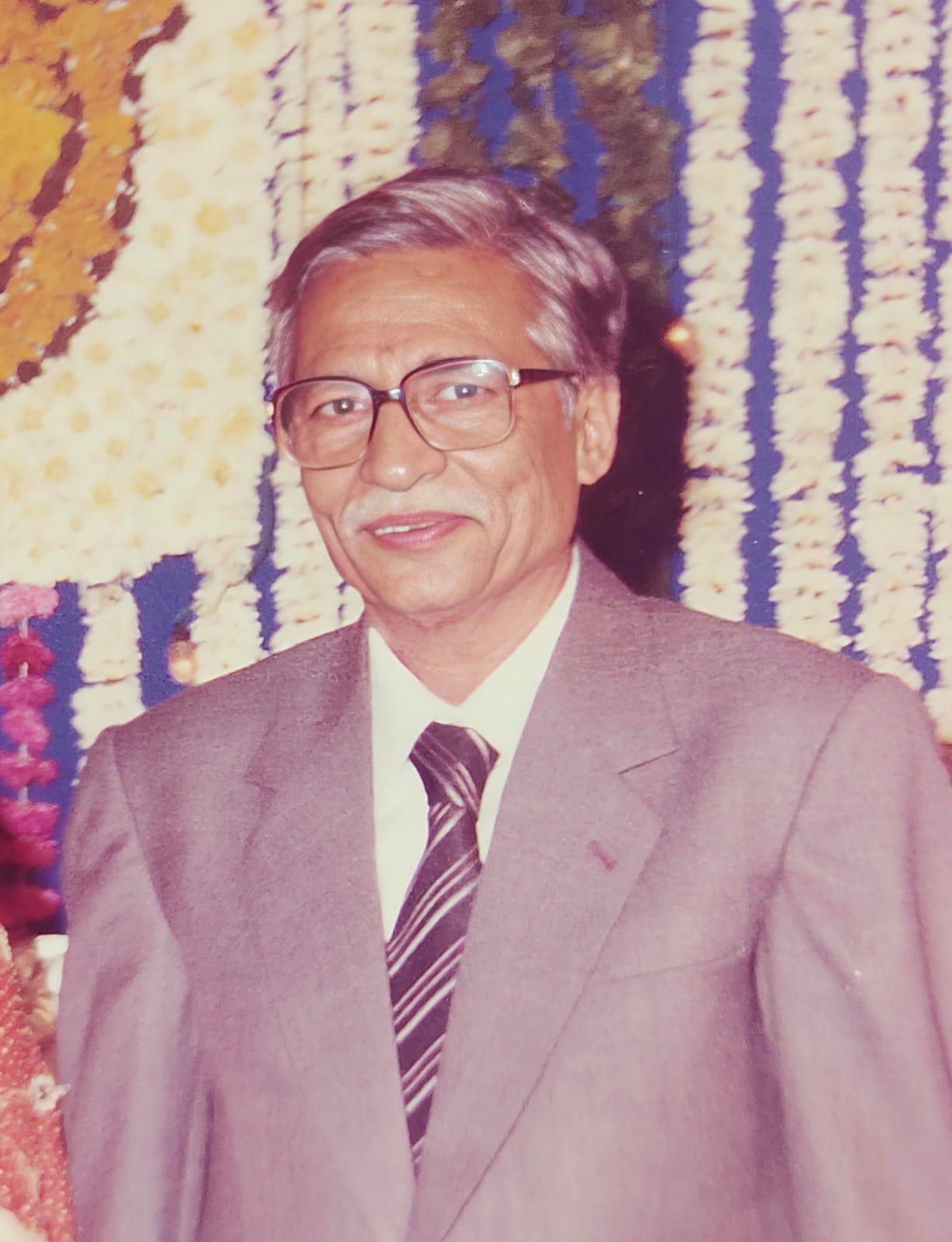 Thakur Parsram Hasija, co-founder and inspiration behind Raj Components